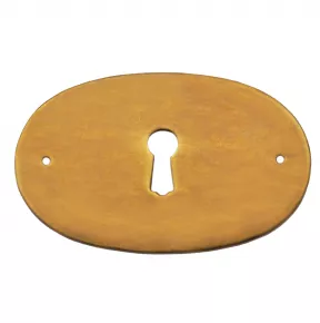 Schlsselschild Messingblech 70 x 45mm