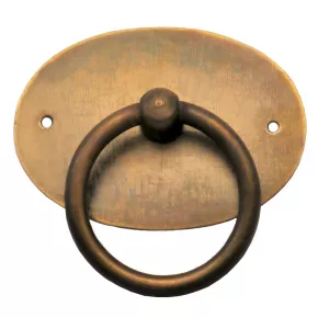 Griffschild Ringgriff Messingblech 52 x 37mm