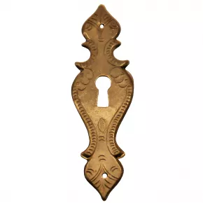 Schlsselschild Messingblech Eisen 30 x 100mm