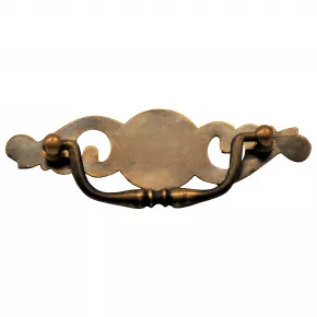 Griffschild Messingblech Eisen 125 x 37mm