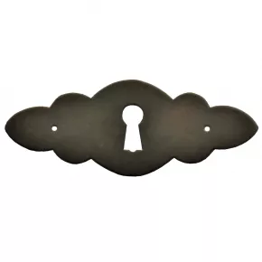 Schlsselschild Eisen antik 90 x 35mm