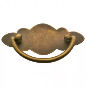 Griffschild Messing patiniert 90 x 35mm