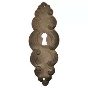 Schlsselschild Eisen antik 45 x 130mm