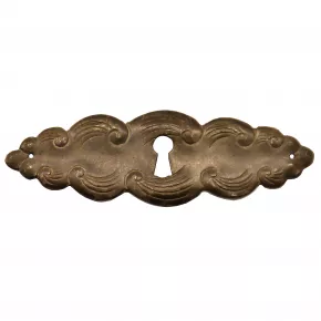 Schlsselschild Eisen antik 130 x 45mm