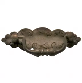 Griffschild 130 x 45mm Eisen antik