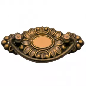 Griffschild Messingblech 83 x 38mm