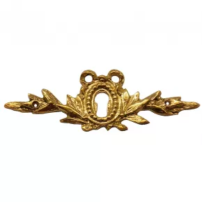 Schlsselschild Messingguss 76 x 25mm