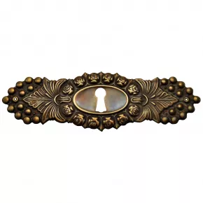 Schlsselschild 150 x 48mm Messingblech