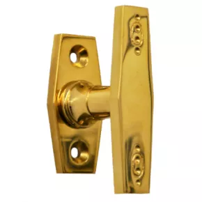 Fenstergriff Messing in 80mm