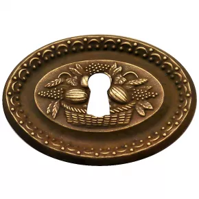 Schlsselschild Messingblech 70 x 50mm