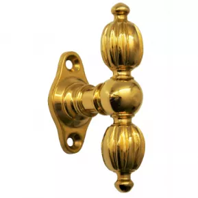 Fenstergriff Fensterolive Messing 95mm