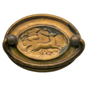 Griffschild Messingblech 64 x 49mm