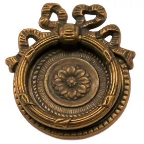 Griffschild Ringgriff Messingguss 60 x 70mm