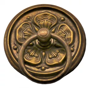 Griffschild Ringgriff Durchmesser 75mm Messingblech