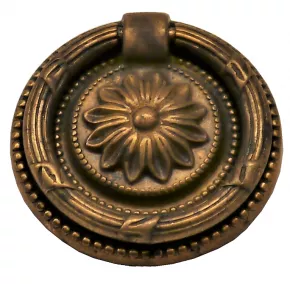 Griffschild Ringgriff Messingguss Durchmesser 55mm