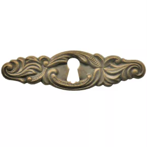 Schlsselschild Messingblech in 24 x 85mm