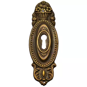 Schlsselschild Messingblech 32 x 100mm