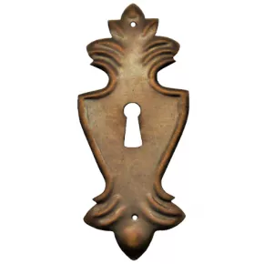 Schlsselschild Messingblech 50 x 125mm