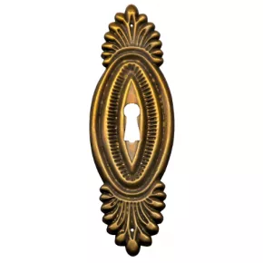 Schlsselschild Messingblech in 45 x 135mm