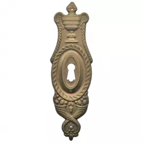 Schlsselschild Messingblech 55 x 175mm