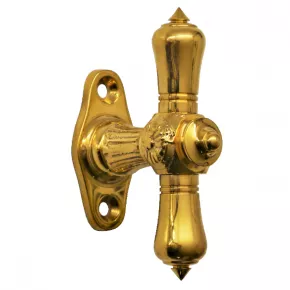 Fensterolive Messing 95mm Fenstergriff