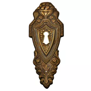 Schlsselschild Messingblech 60 x 170mm