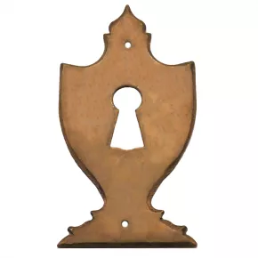 Schlsselschild Messingblech Eisen 50 x 90mm