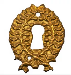 Schlsselschild Messingguss 42 x 57mm