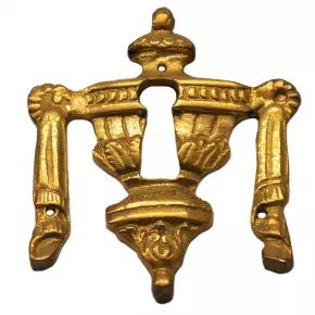 Schlüsselschild Messingguss 60 x 70mm