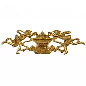 Applikation Messingguss 143 x 45mm