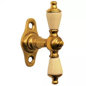 Fensterolive Fenstergriff Messing 95mm