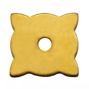 Rosette Messingblech 30 x 30mm