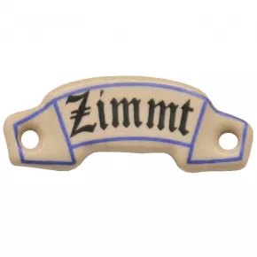 Schild Zimt Porzellan 46 x 15mm