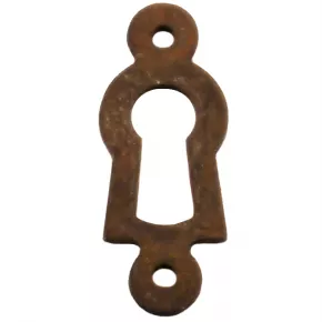 Schlossbuchse Eisen antik 13 x 35mm