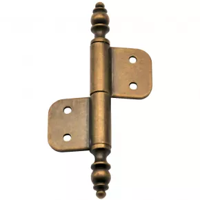 Fischband Messing patiniert Gesamtlnge 88mm Rollenlnge 45mm