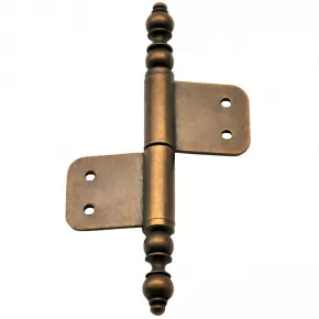 Fischband Messing patiniert Gesamtlnge 120mm Rollenlnge 55mm