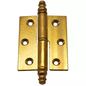 Scharnier rechts Messing Gesamtlnge 75mm Rollenlnge 50mm Breite 40mm