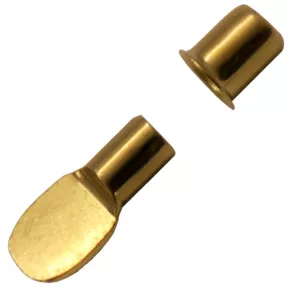 Regalhalter mit Hlse Messing 25 x 10mm