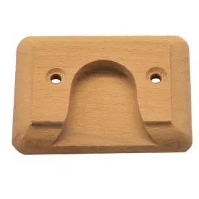 Kleiderstangenhalter Holz 80 x 60mm