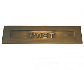 Briefschlitz Post horizontal Messing 80mm x 325mm