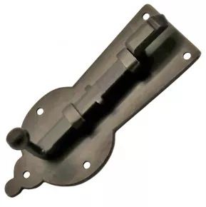 Schubriegel gekrpft Eisen antik 132 x 60mm