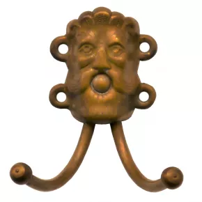 Haken Messing Eisen 70 x 60mm