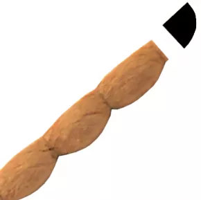 Zierleiste Buche 3.5 x 3.5mm Lnge 90cm 5.09/m