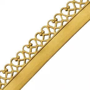 Zierleiste Messingblech 1 x 18mm