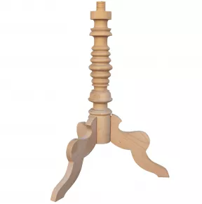 Tischgestell Länge 600mm Radius 260mm