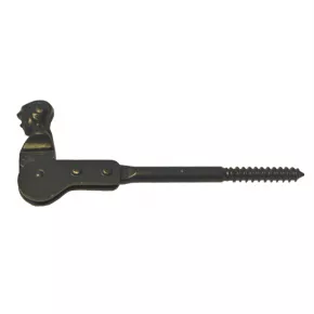 Fensterladerhalter 120mm lang pulverbeschichtet Eisen schwarz