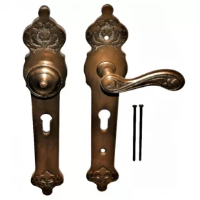 Sicherheitsgarnitur Wohnungstür Set in PZ 72mm