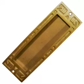 Schiebetrmuschel Messing Hhe 148mm Breite 48mm