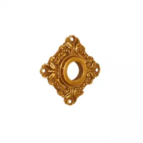 Drckerrosette Messing Lnge 50mm mit Breite 50mm