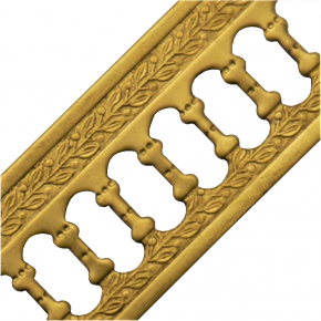 Zierleiste Messingblech 1 x 23mm